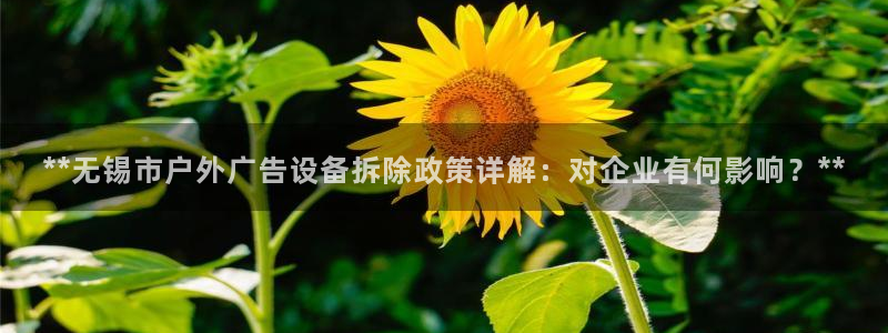 杏宇平台招商：**无锡市户外广告设备拆除政策详解：对企业有何影响？**