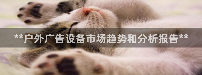 杏宇平台登录步骤图：**户外广告设备市场趋势和分析报告**
