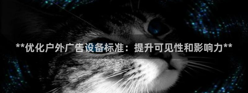 杏宇平台总代理是谁：**优化户外广告设备标准：提升可见性和影响力**