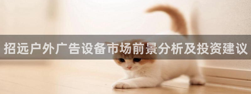 杏宇平台代理怎么样：招远户外广告设备市场
